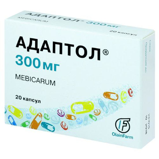 Адаптол капсули 300 мг №20
